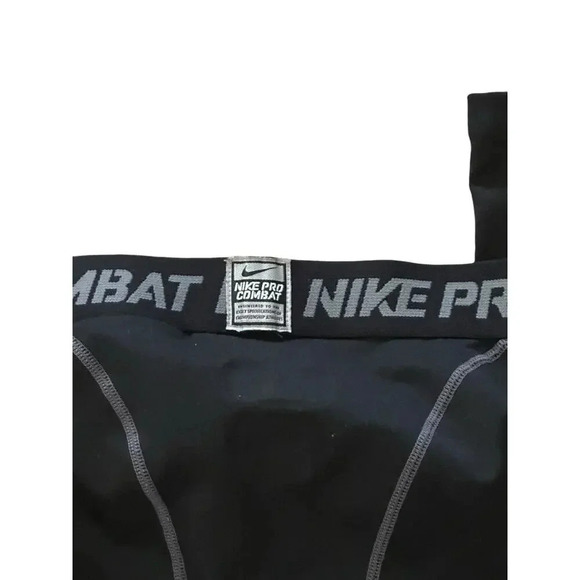 Nike Pro Combat Dri Fit Black Compression Elastic Waist Legging Size XXL - Picture 5 of 6